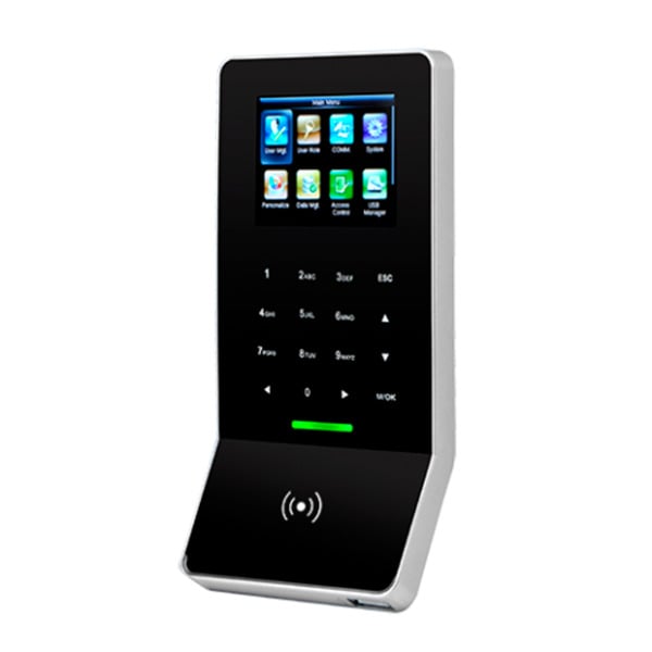 ZKTECO ZK-F22-CEM Control de acceso - Tarjeta EM y PIN - 5.000 tarjetas | 30.000 registros - 2.4&quot; TFT | TCP/IP, WiFi, USB,