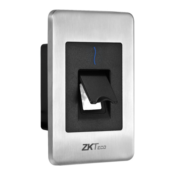 ZKTECO ZK-FR1500A-WP-MF Lector de acceso - Acceso por huella Silk ID y tarjeta MF - Indicador LED y acústico - RS485 - Compatibl