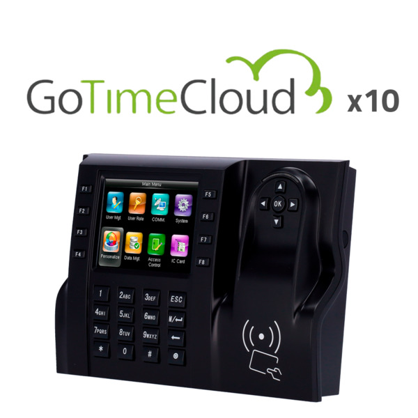ZKTECO ZK-PACK-GTC10-ICLOCKS560 Control de presencia - Tarjetas EM/MF y PIN - 10.000 tarjetas | 50.000 registros - 3.5" TFT