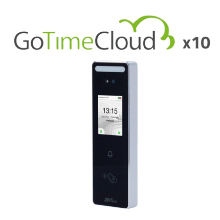Comprar ZKTECO ZK-PACK-GTC10-SPEEDFACE-V3L-RF Control de acceso y presencia IP65 - Facial, tarjeta EM y PIN - 3.000 tarjetas | 200.000 registros - 2.4" TFT táctil | TCP/IP, WiFi, RS485 y Wiegand - ZK-GOTIMECLOUD-10 incluido 1 año