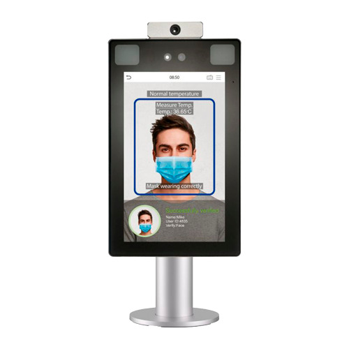 ZKTECO ZK-PROFACEX-TD-T Control de acceso y presencia para tornos - Facial, palma, PIN y temperatura - 30.000 caras | 1.000.000