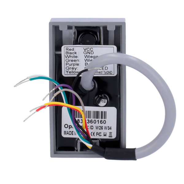 ZKTECO ZK-PROID10-B-WG-2 Lector de acceso - Acceso por tarjeta MF - Indicador LED y acústico - Wiegand 26/34 - Compatible con co (7)
