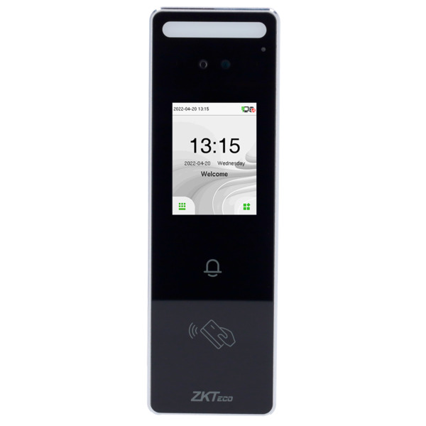 ZKTECO ZK-SPEEDFACE-V3L-RF-W Control de acceso y presencia IP65 - Facial, tarjeta EM y PIN - 3.000 tarjetas | 200.000 registros (1)