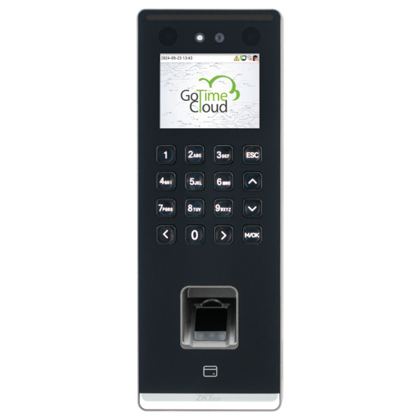 ZKTECO ZK-TA-GTC2F-V-1-W Control de presencia y acceso simple - Facial, huella, tarjeta EM y PIN - 1.000 huellas | 150.000 regis