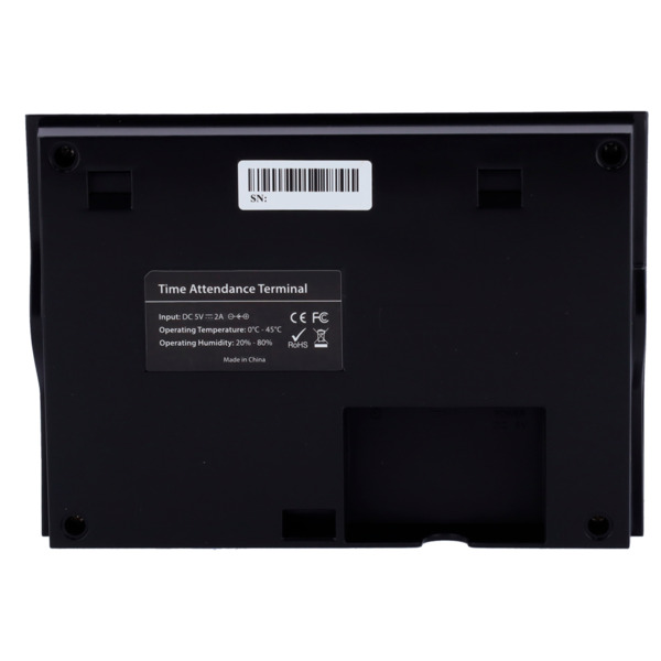 ZKTECO ZK-TA-ICLOCK-S560ZMM-12-W Control de presencia - Tarjetas EM/MF y PIN - 10.000 tarjetas | 50.000 registros - 3.5&quot; TF (5)