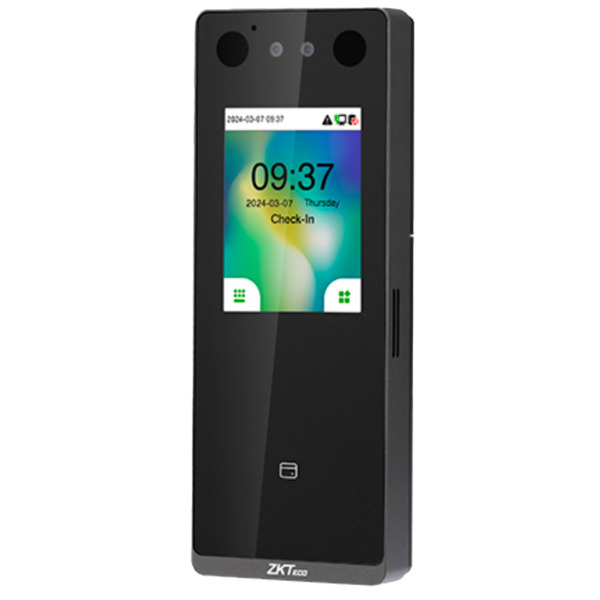 ZKTECO ZK-TA-M5F-PRO-1 Control de presencia y acceso simple IP65 - Facial, tarjeta EM y PIN - 3.000 caras | 150.000 registros -