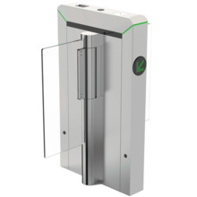 ZKTECO ZK-TS-MARS-S120-SS-600 Torno de acceso bidireccional doble - Portillo compacto con barrera acrílica plegable - Tiempos, a