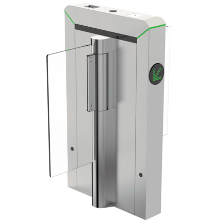 Comprar ZKTECO ZK-TS-MARS-S120-SS-600 Torno de acceso bidireccional doble - Portillo compacto con barrera acrílica plegable - Tiempos, alarmas y modos de apertura - Ancho de paso 650 mm | 5.000.000 ciclos - Fabricado en acero inoxidable SUS304 - Compatib