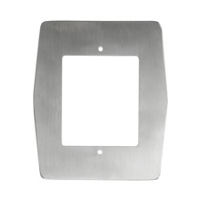 ZKTECO ZK-TSA10-1 Placa de acero personalizada para tornos - Embellecedor para lectores biométricos - Apta para lectores ZK-FR15