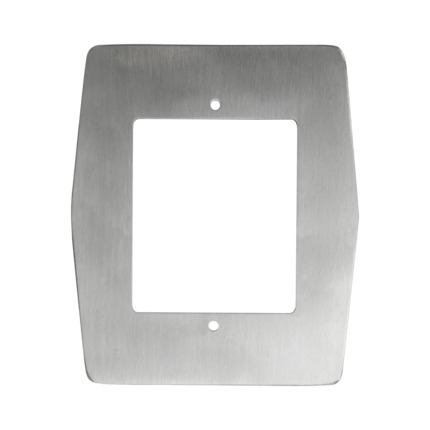 Comprar ZKTECO ZK-TSA10-1 Placa de acero personalizada para tornos - Embellecedor para lectores biométricos - Apta para lectores ZK-FR1500 - Fabricada en acero inoxidable - Diseño ligero y elegante - Fácil instalación