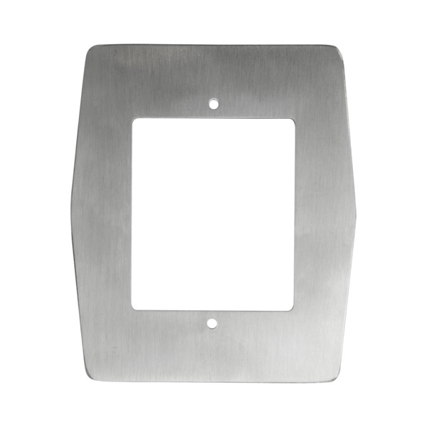 ZKTECO ZK-TSA10-1 Placa de acero personalizada para tornos - Embellecedor para lectores biométricos - Apta para lectores ZK-FR15
