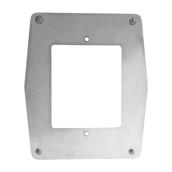 ZKTECO ZK-TSA10-1 Placa de acero personalizada para tornos - Embellecedor para lectores biométricos - Apta para lectores ZK-FR15 (1)
