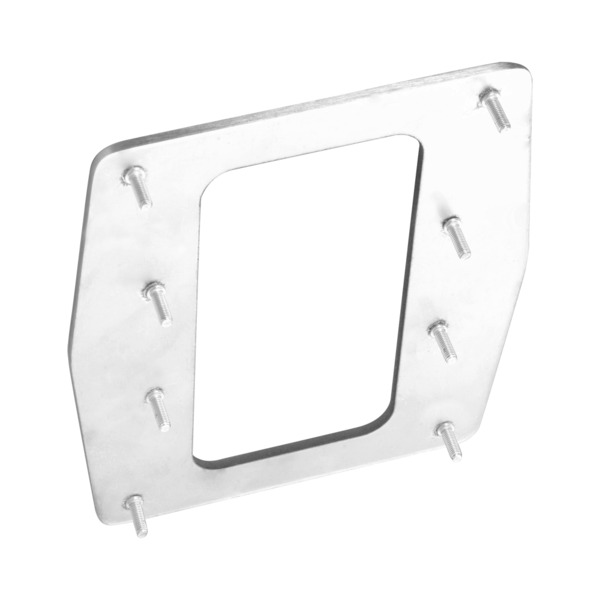 ZKTECO ZK-TSA10 Placa de acero personalizada para tornos - Embellecedor para lectores biométricos - Apta para lectores ZK-FR1200 (5)