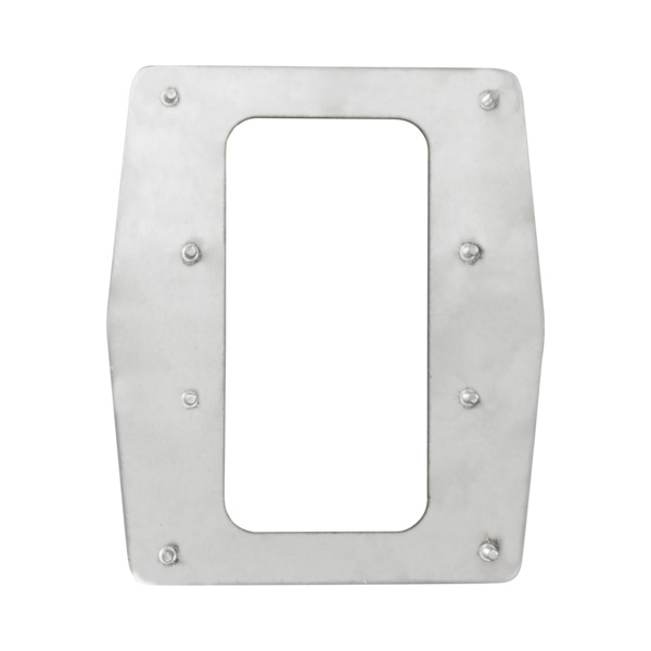 ZKTECO ZK-TSA10 Placa de acero personalizada para tornos - Embellecedor para lectores biométricos - Apta para lectores ZK-FR1200 (1)