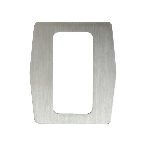 ZKTECO ZK-TSA10 Placa de acero personalizada para tornos - Embellecedor para lectores biométricos - Apta para lectores ZK-FR1200