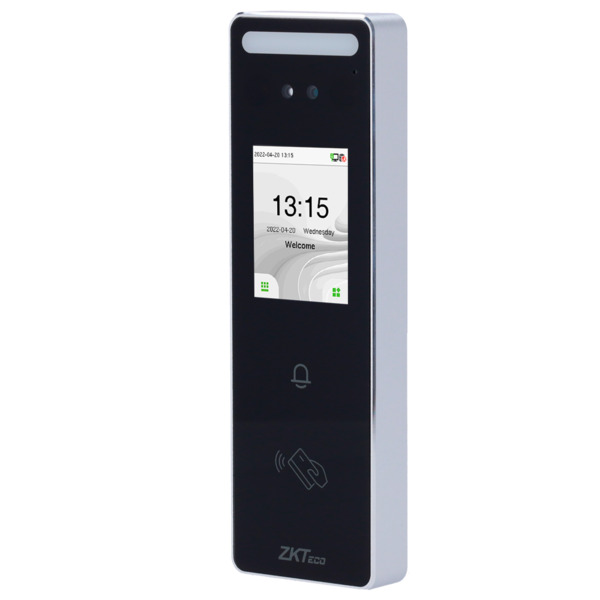 ZKTECO ZK-VL-SPEEDFACE-V3L-RF-2-W Control de acceso y presencia IP65 - Facial, tarjeta MF y PIN - 3.000 tarjetas | 200.000 regis