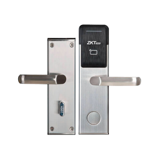 ZKTECO ZK-ZL700R Cerradura de hotel online - Apertura por tarjeta MF - Backset 70 mm | Apertura derecha - Autónoma 4 x pilas AA (1)